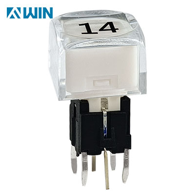 6 pin Illuminated Tactile Button Switch