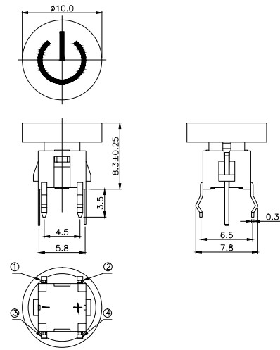 6mm Tactile Button Switch With LED(图1)