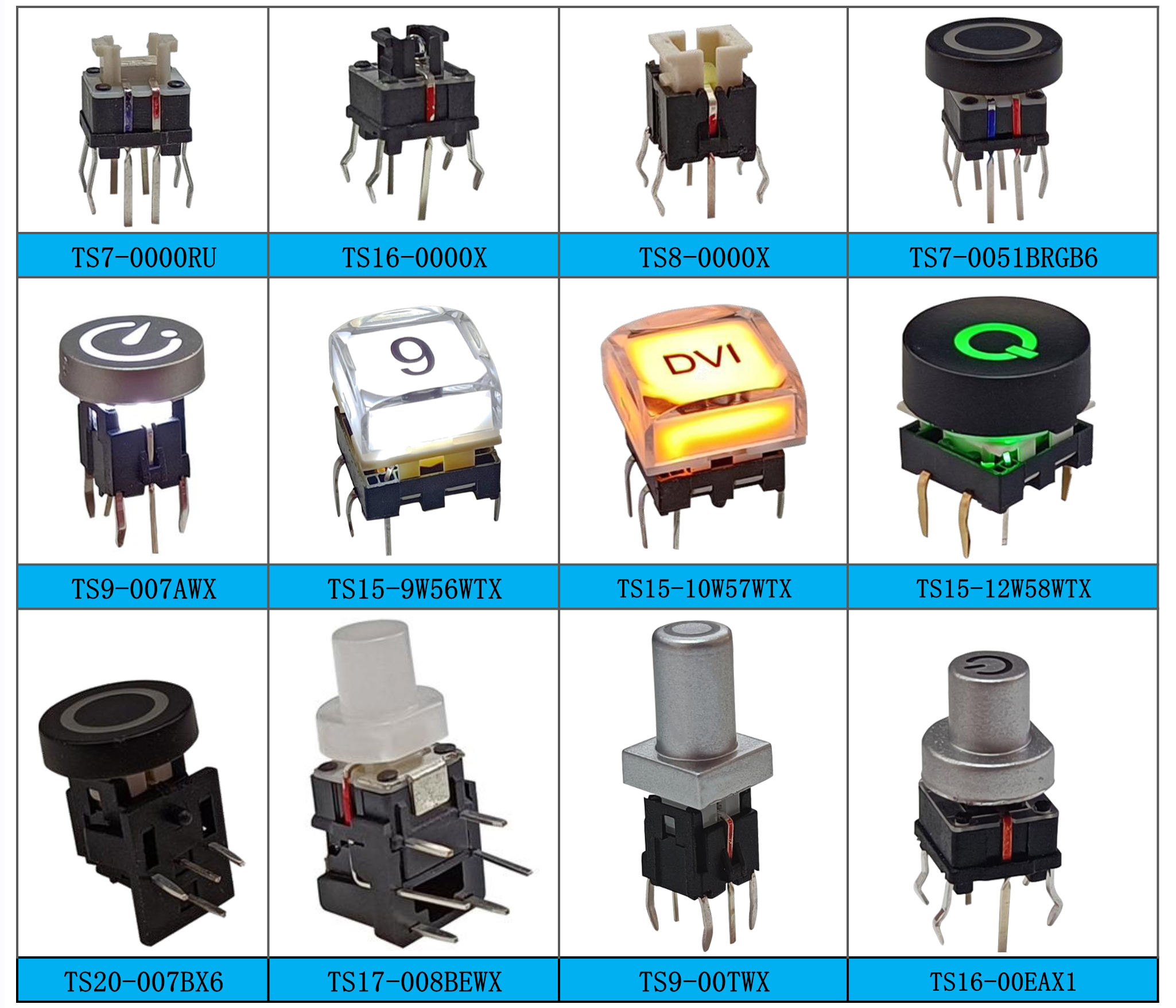 illuminated tact switch