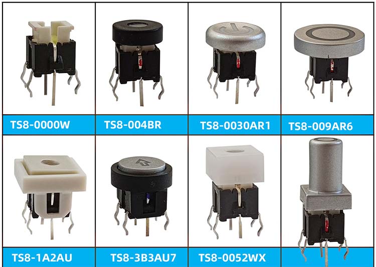 SMD Tact Switches With a White Led Inside(图2)