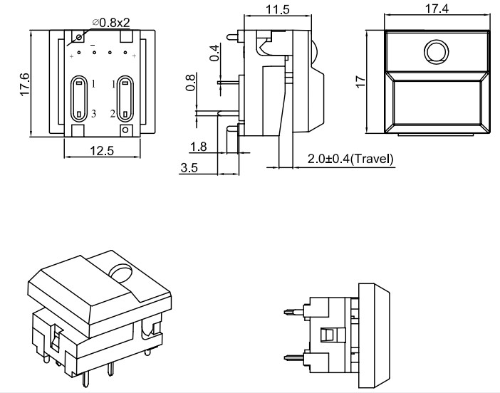 PB86 Series Illuminated Push Button Switch Applications(图2)