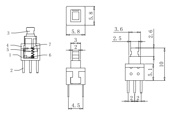 Mini Push Button Switch With Cap(图3)