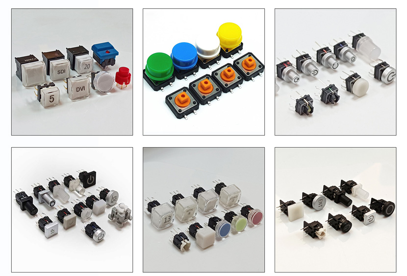 PCB Mount illuminated Vertical Tact Switches(图7)